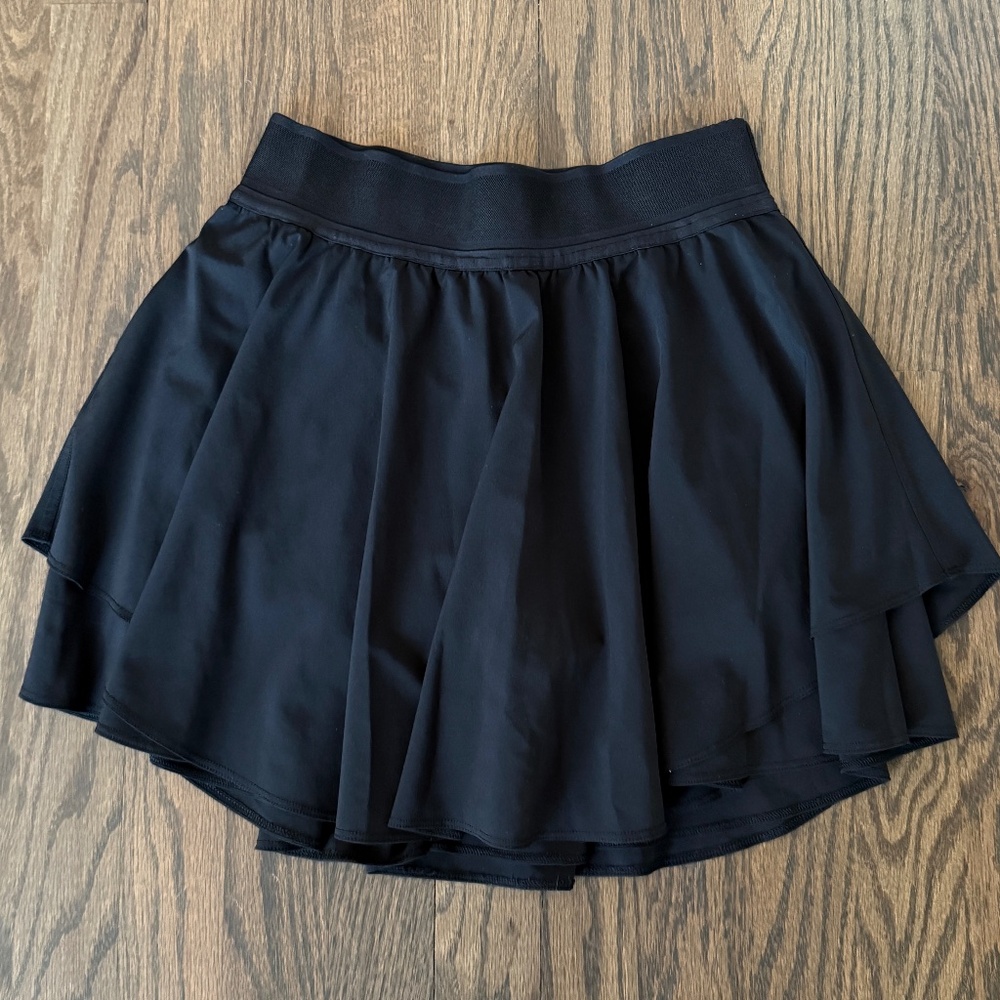 Lululemon Court Rival Skirt Black 4 Long